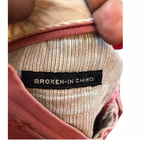 J.CREW Vintage Slim Straight Stretch Broken In Chino Pants Mens 29 Pink Preppy - Picture 9 of 9